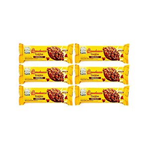 COOKIES CHOCOLATE 60G BAUDUCCO - KIT 6 UNIDADES