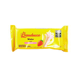 KIT C/ 20 WAFER MORANGO 30G + 20 WAFER CHOCOLATE 30G BAUDUCCO - KIT C/ 40 UN