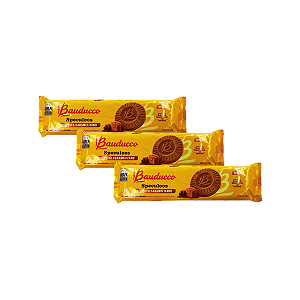 KIT 3 BISCOITO CARAMELIZADO SPECULOOS 84G BAUDUCCO