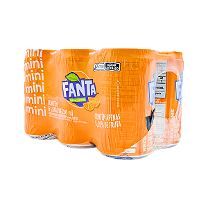 PACK 6 FANTA LARANJA LATA 220ML