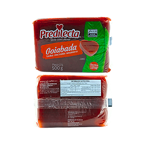 GOIABADA FLOW PACK 500G PREDILECTA - KIT 2 UNIDADES