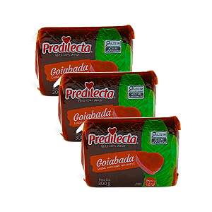 GOIABADA FLOW PACK 300G PREDILECTA - KIT 3 UNIDADES