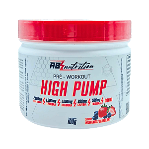 PRE TREINO HIGH PUMP MORANGO 100G ABSOLUT