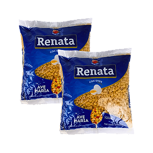 Macarrão Ave Maria com Ovos 500g - Kit 2 Unidades