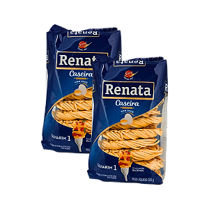 Macarrão Talharim 1 com Ovos Caseira Renata 500g - Kit 2 Unidades
