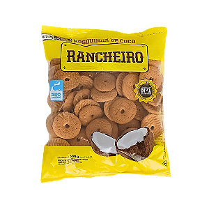 Biscoito Rosquinha de Coco Zero Lactose - 300g Rancheiro: Sabor e Leveza em Cada Mordida!