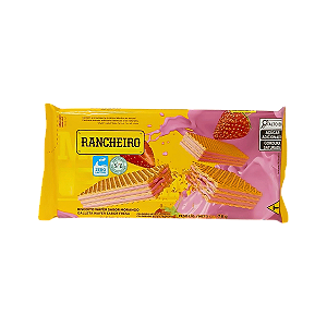 WAFER MORANGO 78G RANCHEIRO VEGANO SEM LACTOSE