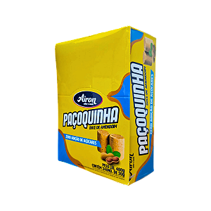 Paçoquinha Zero Sem Glúten e Lactose 20g Airon Kit 24 Unidades