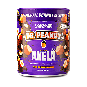 PASTA DE AMENDOIM 600G DR. PEANUT AVELÃ