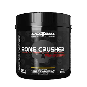 PRÉ TREINO BONE CRUSHER (NOVA FÓRMULA) 150G BLACK SKULL