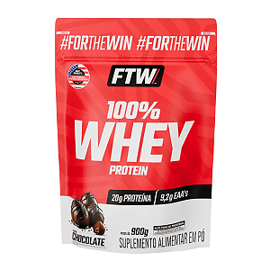 100% WHEY PROTEIN REFIL 900G FTW