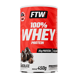100% WHEY PROTEIN LATA 450G FTW