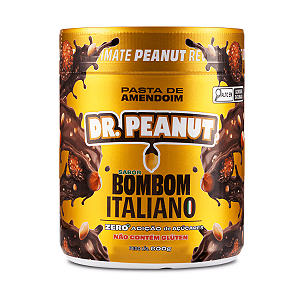 PASTA DE AMENDOIM 600G DR. PEANUT BOMBOM ITALIANO