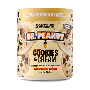 PASTA DE AMENDOIM 600G DR. PEANUT COOKIES