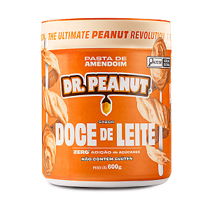 PASTA DE AMENDOIM 600G DR. PEANUT DOCE DE LEITE