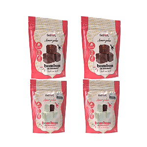 4 UN [ SOMENTE ZERO] AMORZINHO 60G FOOD4FIT