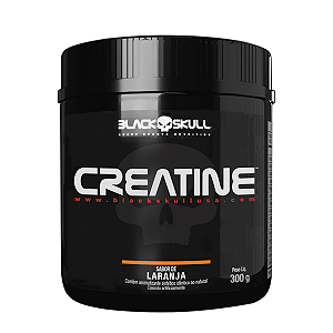 CREATINE 300G LARANJA BLACK SKULL