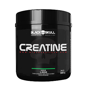 CREATINE 300G LIMÃO BLACK SKULL