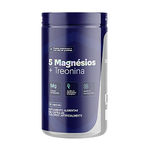 5 MAGNÉSIOS + TREONINA 60 CAPS INSANITY NUTRITION