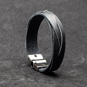 PULSEIRA TRANÇADA PRETA