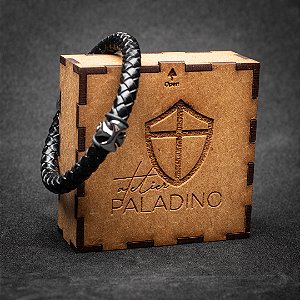 PULSEIRA TEMPLARIA TRANÇADA INOX
