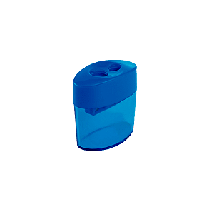 APONTADOR DUPLO OVAL/DEPOSITO AZUL LEOELEO