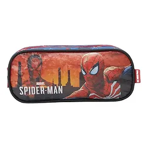 ESTOJO ESCOLAR INFANTIL DUPLO HOMEM ARANHA ESTAMPADO - XERYUS