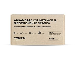 ARGAMASSA COLANTES AC-III E  BRANCA - Bicomponente - 13 Kg