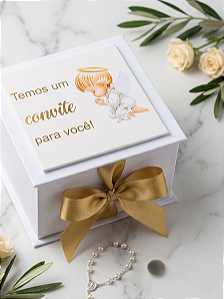Kit caixa com caneca personalizada para padrinhos