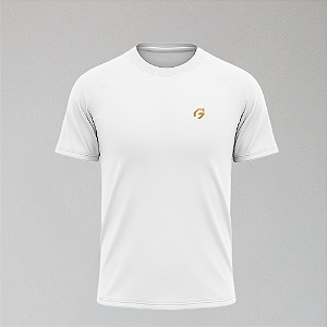 Camiseta Branca ARG Prime – Logo Peito Dourado