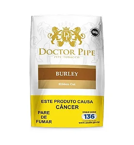 Fumo para cachimbo Doctor Pipe Burley pacote com 50 gramas