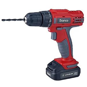 Parafusadeira Furadeira BPF12L 12V 1.5Ah Mandril 3/8" Branco