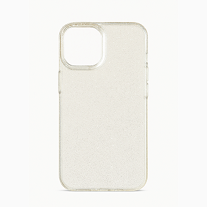 CAPA PARA IPHONE 15 - TRANSPARENTE - LIVU CLEAR VIP TOP GLITTER