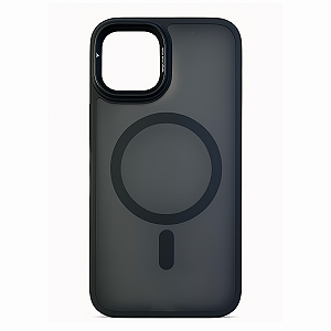 CAPA PARA IPHONE 15 POLICARBONATO FUMÊ COM MAGSAFE - LIVU CASE