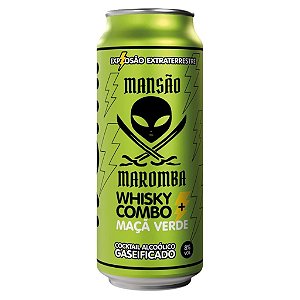 LATAO MANSAO MAROMBA WHISKY COMBO MAÇA VERDE 473ML