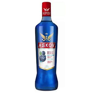 VODKA ASKOV REMIX BLUEBERRY 900ML