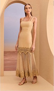 Vestido Midi Tela