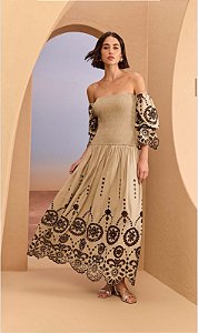 VESTIDI MIDI CORPO LASTEX