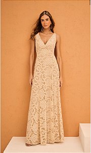 VESTIDO RENDA FLORES