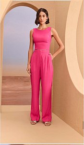 CONJUNTO BLUSA E CALÇA LAÇO COSTA