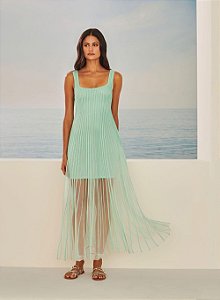 VESTIDO TRICOT NERVURAS