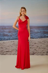 VESTIDO LONGO LAIS DECOTE COSTAS