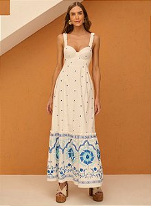 Vestido Algodão Estampado