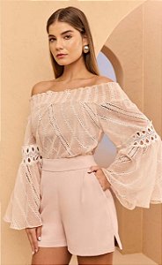 BLUSA CIGANINHA MANGA SINO