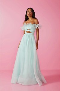 Vestido Longo Stephany Menta