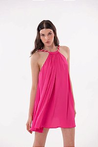 Vestido Curto Fluido Linha A