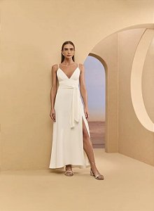 Vestido Maxi Midi Laço