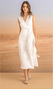 VESTIDO MIDI PALA AMARRAÇÃO