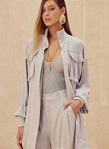 Parka Detalhe Tricot