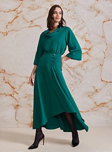 Conjunto Blusa E Saia Nesgas